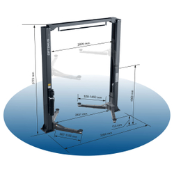 OPT-5W (380V) Подъемник двухстоечный с верхней синхронизацией 4 тонны, одност. разбл., 380В