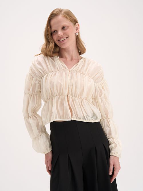 Блуза плиссированная 