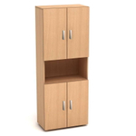 Шкаф для документов с 2 комплектами дверей КАНЦ