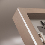 Рамка металлическая на 3 поста, S70 Metal (платина)