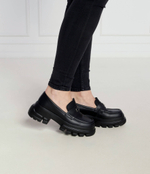 Кожаные лоферы chunky Tommy Jeans - черный(EN0EN02504)