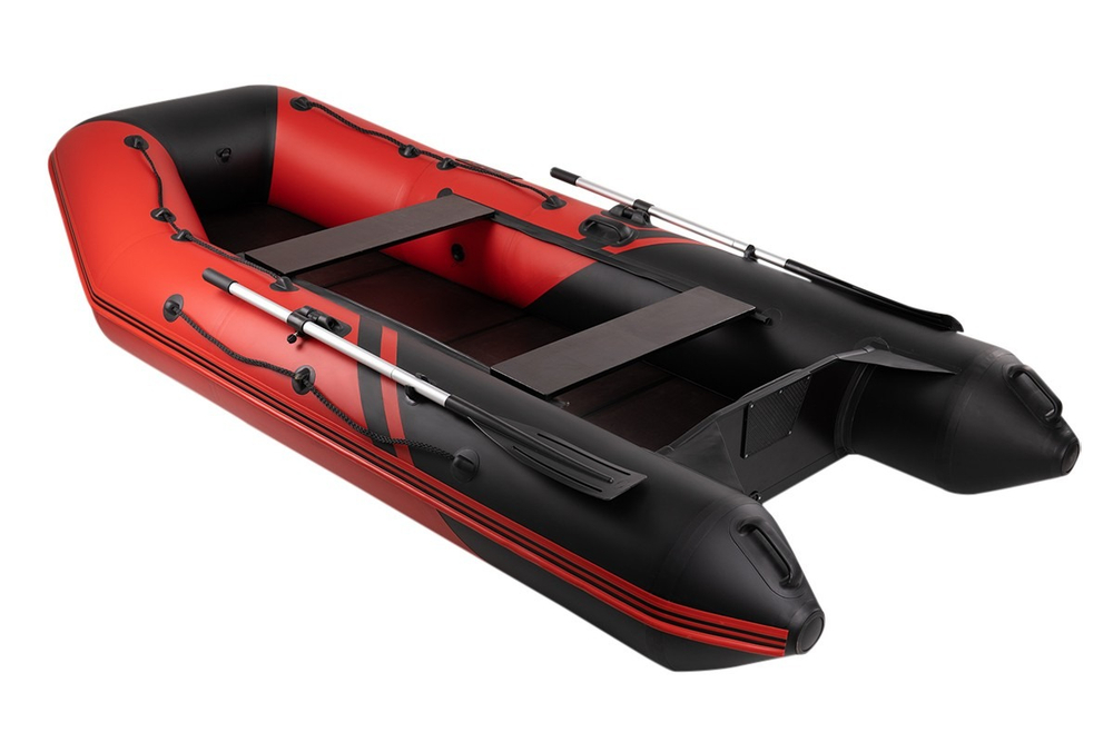 Броня-320 СК красный-черный + PARSUN T 5.8 BMS (комплект лодка + мотор)