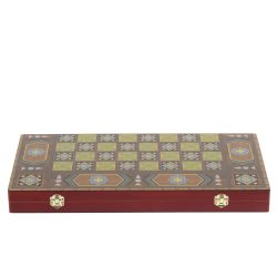 GAEM Игра настольная 3 в 1 (нарды, шахматы, шашки), L49 W24,5 H5 см