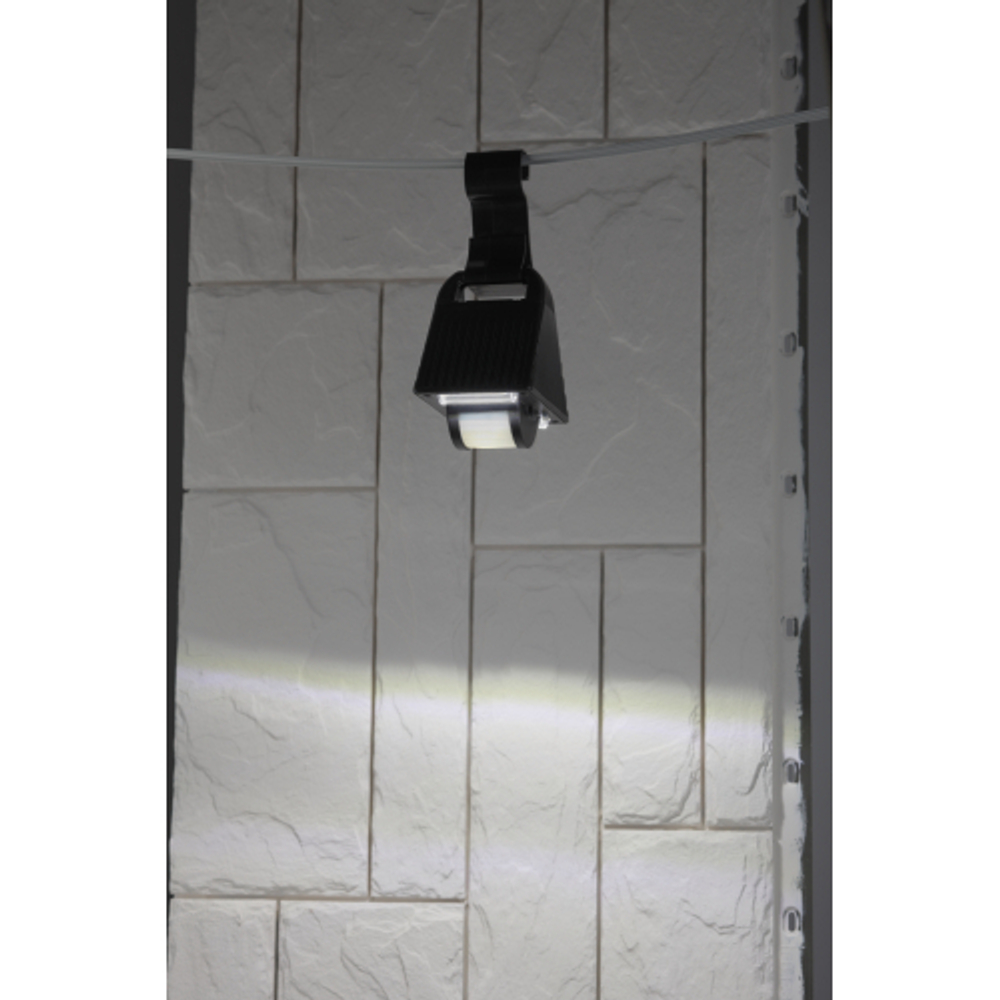 Светильник уличный ЭРА ERAFS024-05 подвесной с датчиком движения на солнечной батарее 16LED 50lm