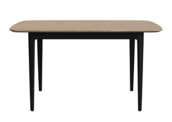 Стол обеденный Tammi 140*80 см (натуральный дуб, черный)