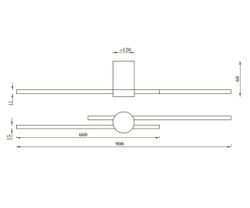 Kink Light 08428-902,19 Настенный светильник Лорин черный