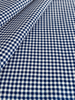 Ткань бязь плательная, рис. "Клетка 0,5 мм", ширина 150 см, арт. 543