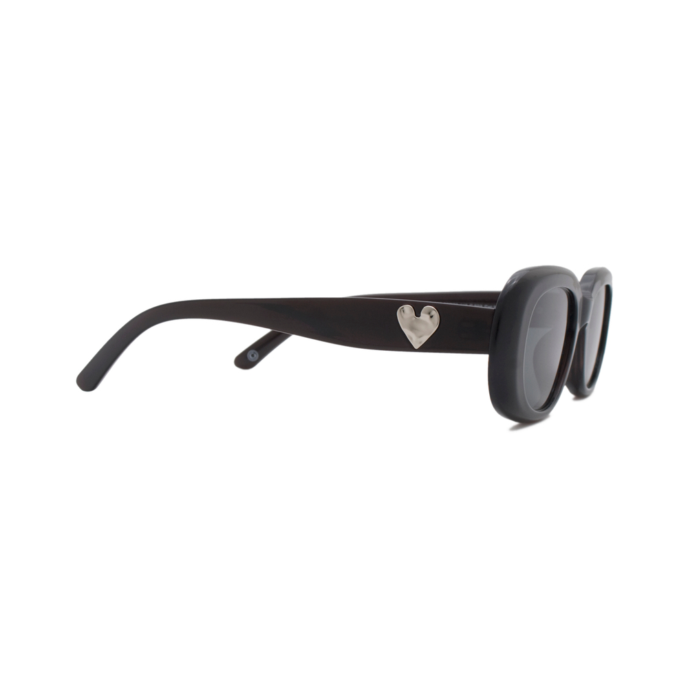 Очки Genex Sunglasses 697 c.503 бабочка темно-корич./серебро