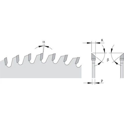 Пильный диск СМТ для МДФ и ДСП 250x30x3,2/2,2 40° Hi ATB Z=80 CMT 283.080.10M