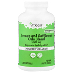 Vitacost, Borage and Safflower Oils Blend, 120 Softgels