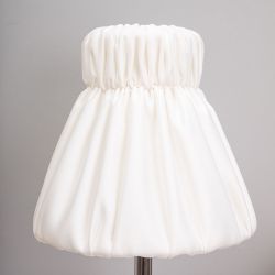 Настольная лампа Орхидея Лайм Белый с абажуром Адель Бланко