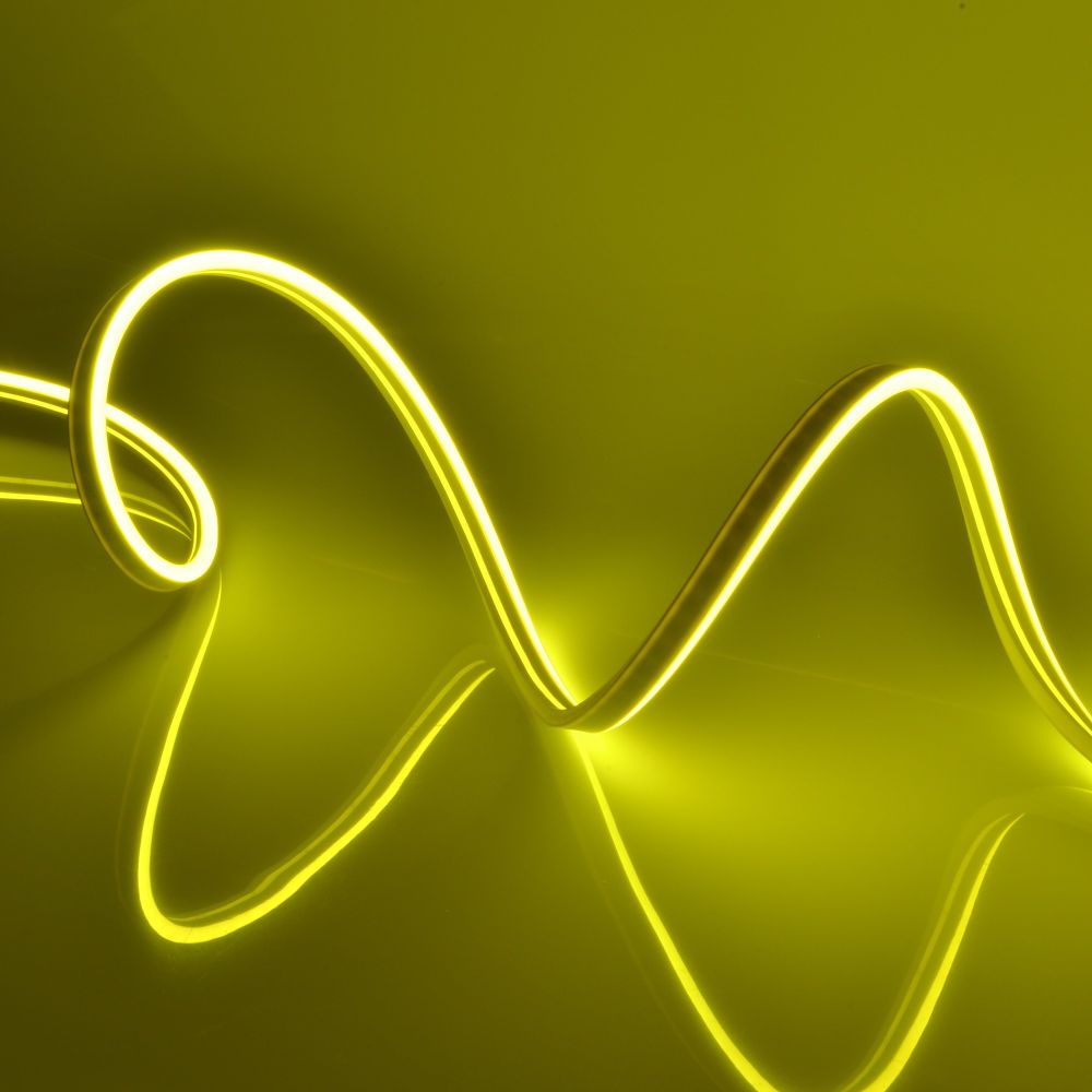 ULS-N01-2835-120LED-m-6mm-IP67-DC12V-9W-m-5M-YELLOW Гибкая светодиодная лента. NEON. Катушка 5м. в блистере. Желтый свет. ТМ Uniel