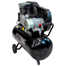 WDK-91054 Компрессор поршневой с ременным приводом: 541 л/мин, 3 КВт, 380 В, ресивер 100 л