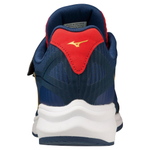 Mizuno Wave Light Revolution Elite Low Top Upper Height Baseball Shoes Unisex Blue Gold Color