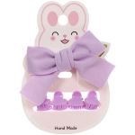 Аксессуары для волос детские «БАМБИ БУМ», Лавандовое чудо, 11*7см (4 краба и зажим)