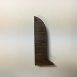 Заглушка левая к плинтусу "Salag" 023 Орех модена