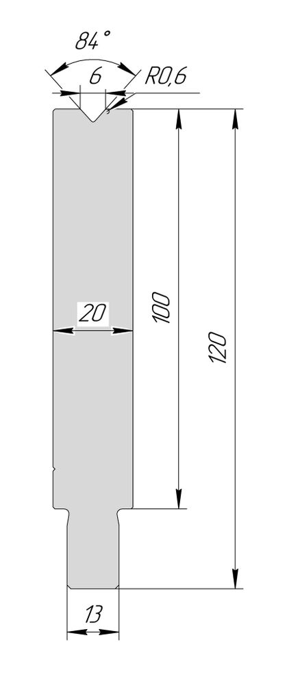 Матрица TM 3225 84° V6 H100