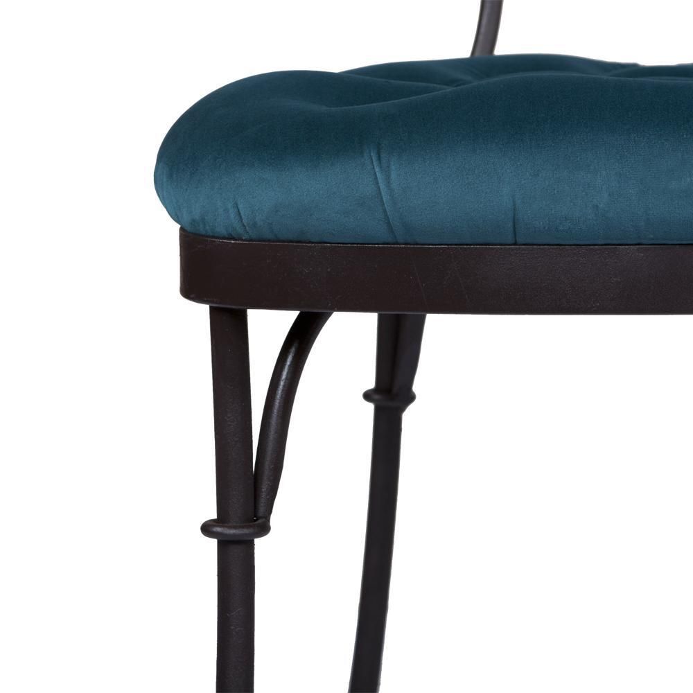 Стул кованый Аделаида Шоколад Амбер Того Лазурь