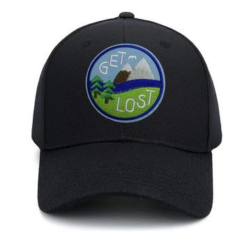 Нашивка термоаппликация на одежду и на рюкзак. Get Lost