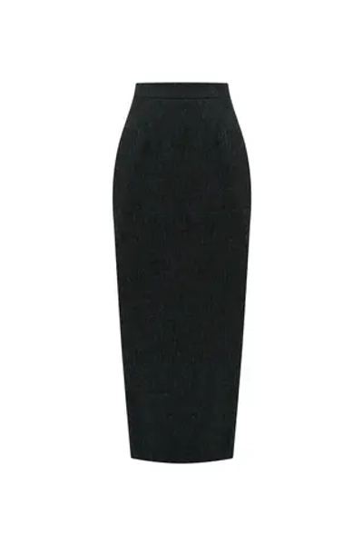 Юбка-карандаш графитовая