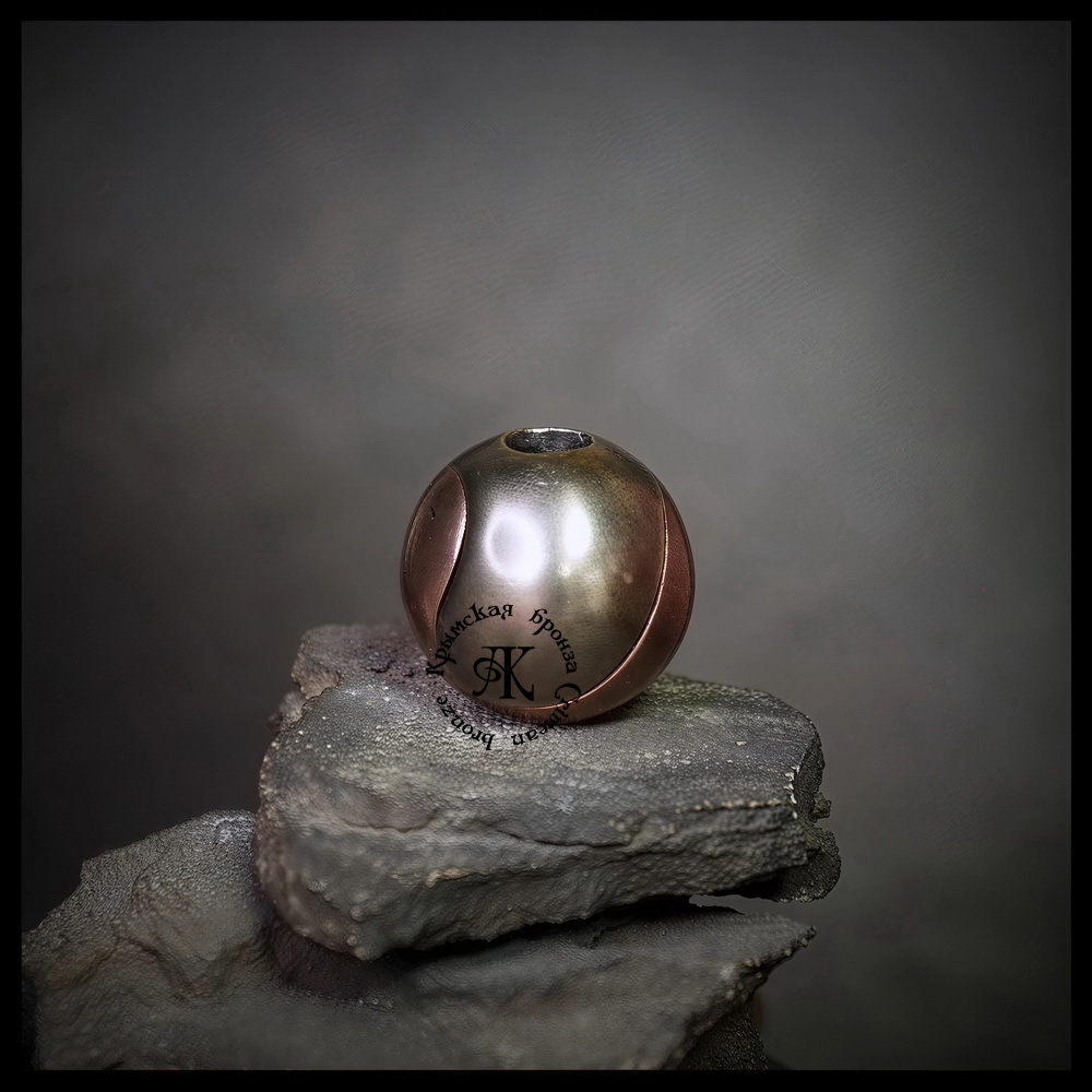 Темлячная бусина "Сфера 2023" для ножей , биметалл