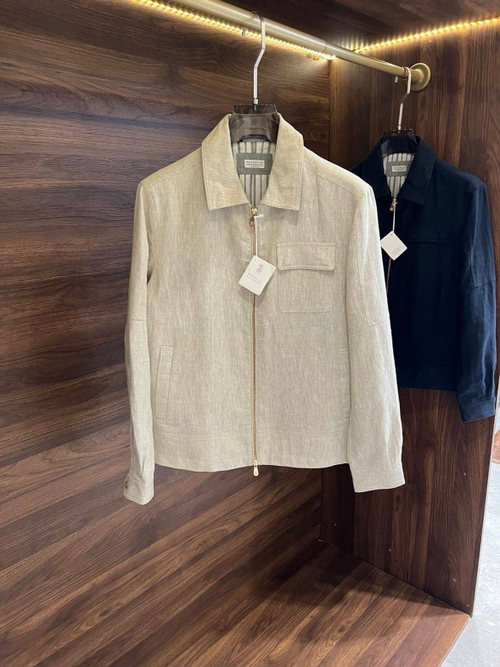 Льняная куртка Brunello Cucinelli