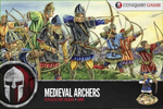 CGMe003 Medieval Archers (28 Plastic Foot Soldiers)
