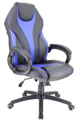 Геймерское кресло Everprof Wing TM Экокожа Синий