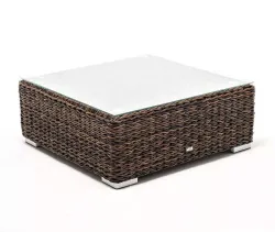 "Лунго" журнальный столик плетеный (гиацинт), цвет коричневый