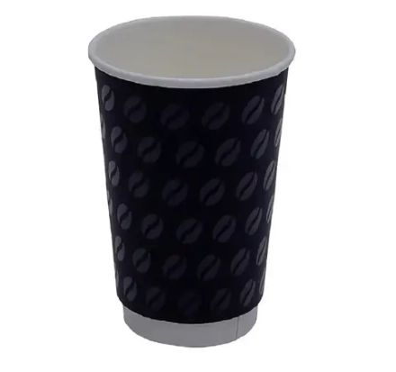 Стакан бумажный 2сл 400 (518) мл d=90мм для горячего Soft touh Зерно