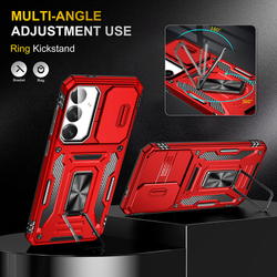 Чехол Safe Case с кольцом и защитой камеры для Samsung Galaxy S25 FE