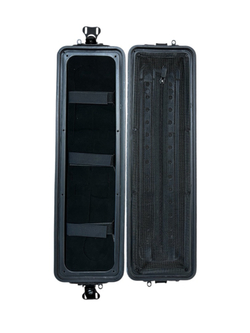 Короткий рэковый кейс 2 юнита 390мм LDPE +сумочка+ложемент в крышке| LDPE RACK2U390 | Внут. размеры 485*350*100мм