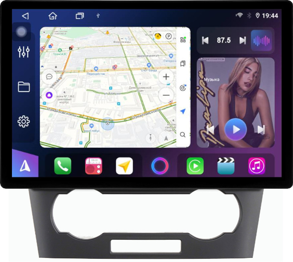 Магнитола для Chevrolet Epica 2006-2012 - FarCar BX877 монитор 13" 2K QLED на Android 13, TS10, 6+128, CarPlay, 4G SIM-слот