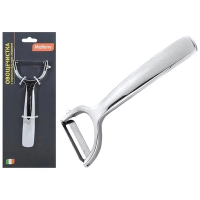 Овощечистка SEMPLICE с горизонтальным лезвием, сплав цинка хромированный/лезвие - нерж ста