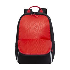 Çanta \ Bag \ RB-351-7 Рюкзак школьный (/1 черный - красный)