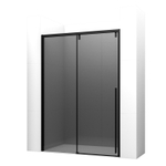 Дверь в нишу Ambassador Intense 110022205IBB (160х200) черный,стекло тонированное,раздвижная,1 место