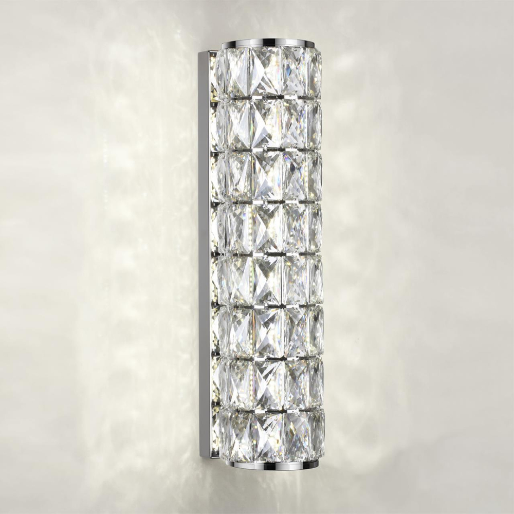 4927/8WL L-VISION ODL24 603 хром/металл/хрусталь Настенный светильник LED 8W 4000K 463Лм PANTA