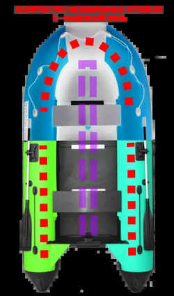 Лодка ПВХ МУССОН 3400 СК