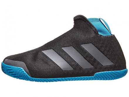 Женские Кроссовки теннисные Adidas Stycon W - core black/nigh metallic/sharp blue