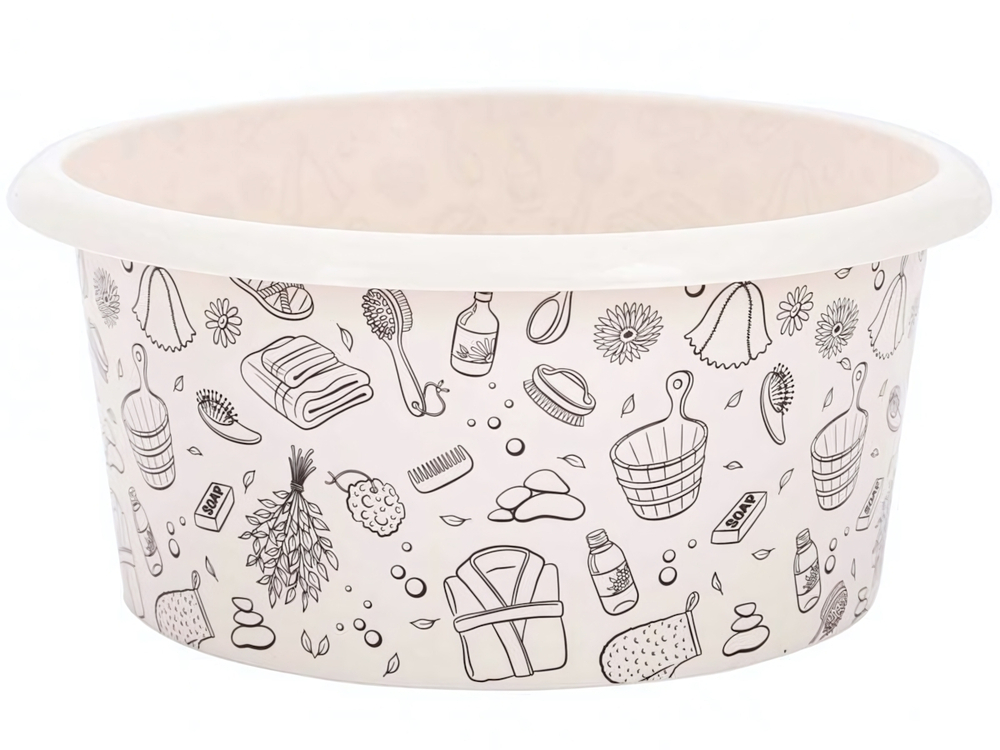 Таз 10л "Русская банька"