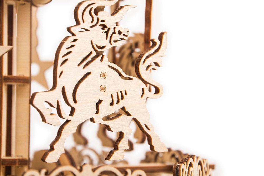 Механический 3D-пазл из дерева Wood Trick Карусель