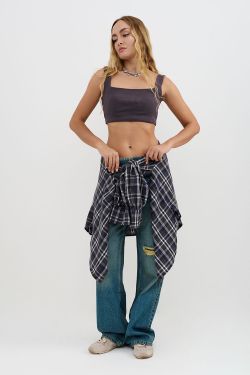 Кроп топ графит