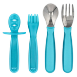 NUK, Тренировочный набор Pretensil, от 6 до 18 месяцев, набор из 4 предметов