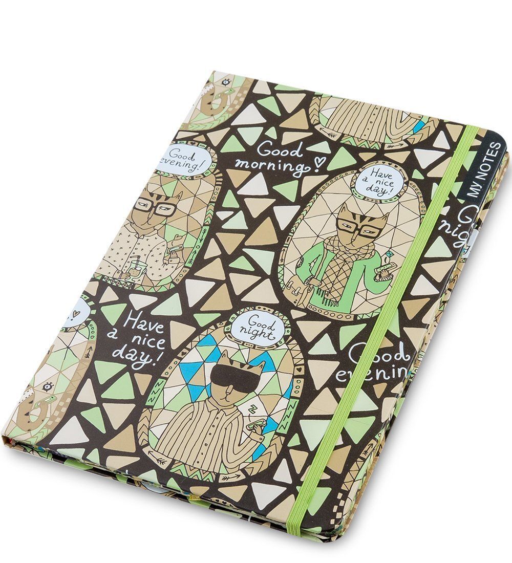 BM-21/4 Блокнот бол. «Богемные коты» (твердая обложка)