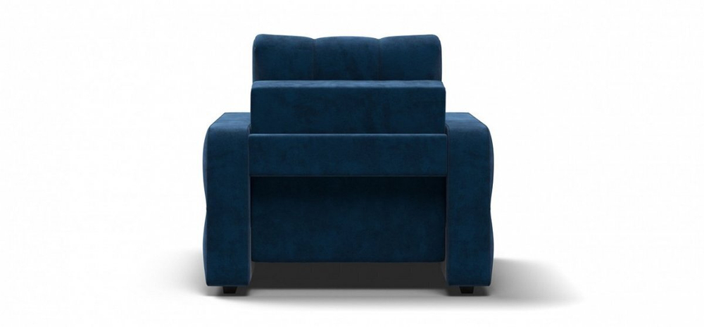 Денди кресло-кровать Велюр Монолит синий