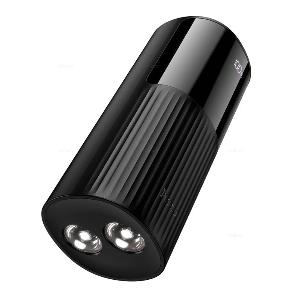 Hoco J150 Stream 22.5W+PD20W+портативный аккумулятор с фонариком (20000mAh) (black)