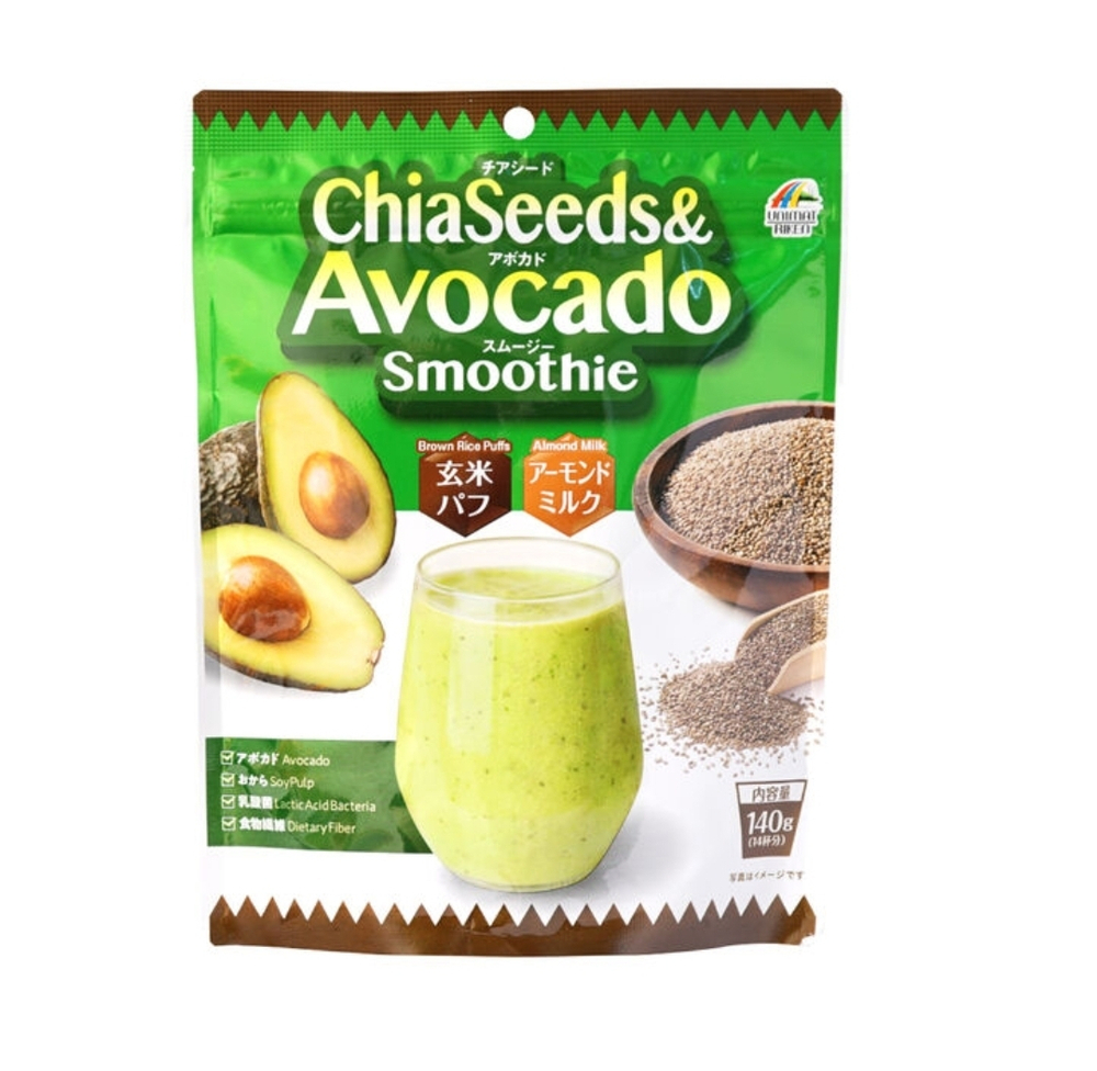 Unimat Riken ChiaSeeds&Avocado Smoothie - диетический напиток со вкусом семян чиа и авокадо