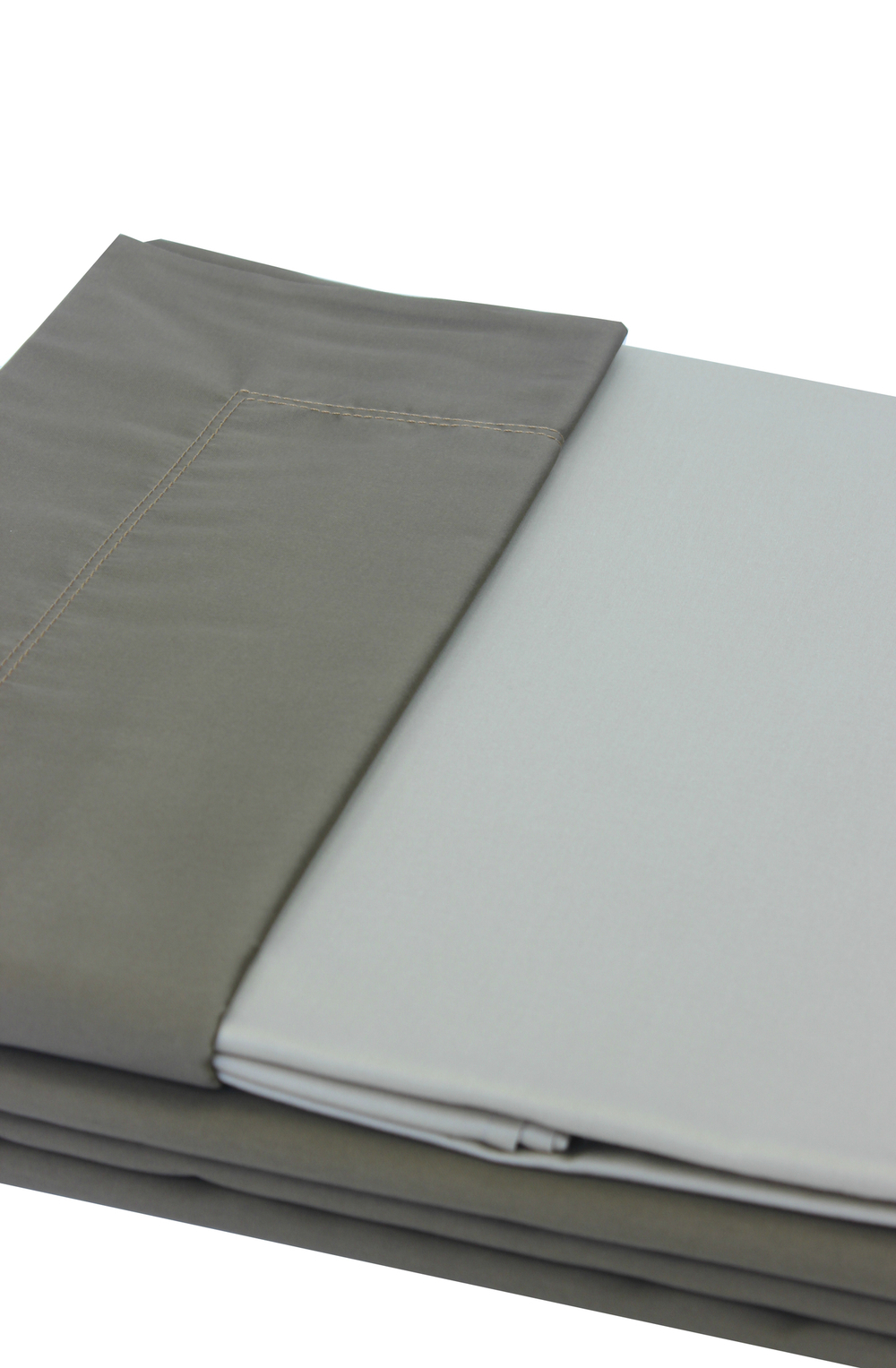 Постельное белье 1.5 спальное Caleffi Raso темно-коричневое/коричневое