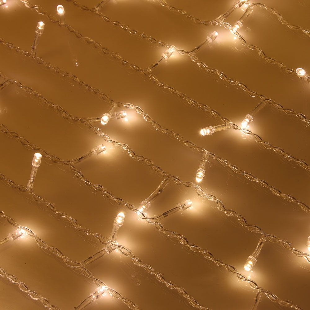 Гирлянда улич. электрическая Бахрома 2*0,5м 96LED светодиодная 220В, шампань