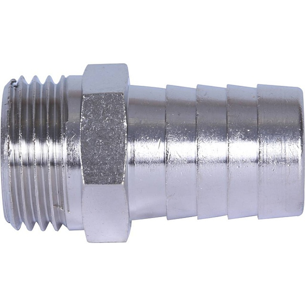 Штуцер с наружной резьбой STOUT SFT 0067 - 1/2" x 18 мм (латунь никелированная)